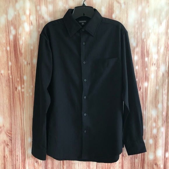 George | Shirts | George Black Stripe 